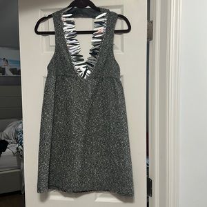 Brand new (no tags) Anna Sui for Target grey tweed dress with large sequins